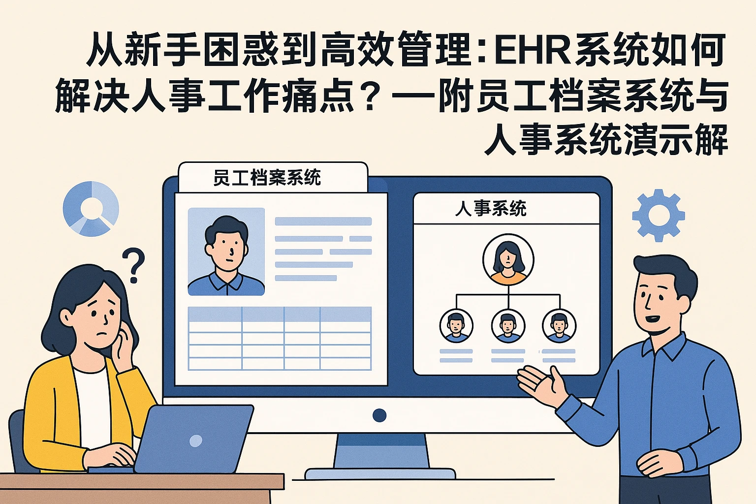 从新手困惑到高效管理：EHR系统如何解决人事工作痛点？——附员工档案系统与人事系统演示解析