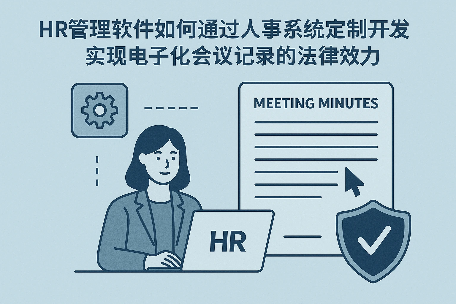 HR管理软件如何通过人事系统定制开发实现电子化会议记录的法律效力