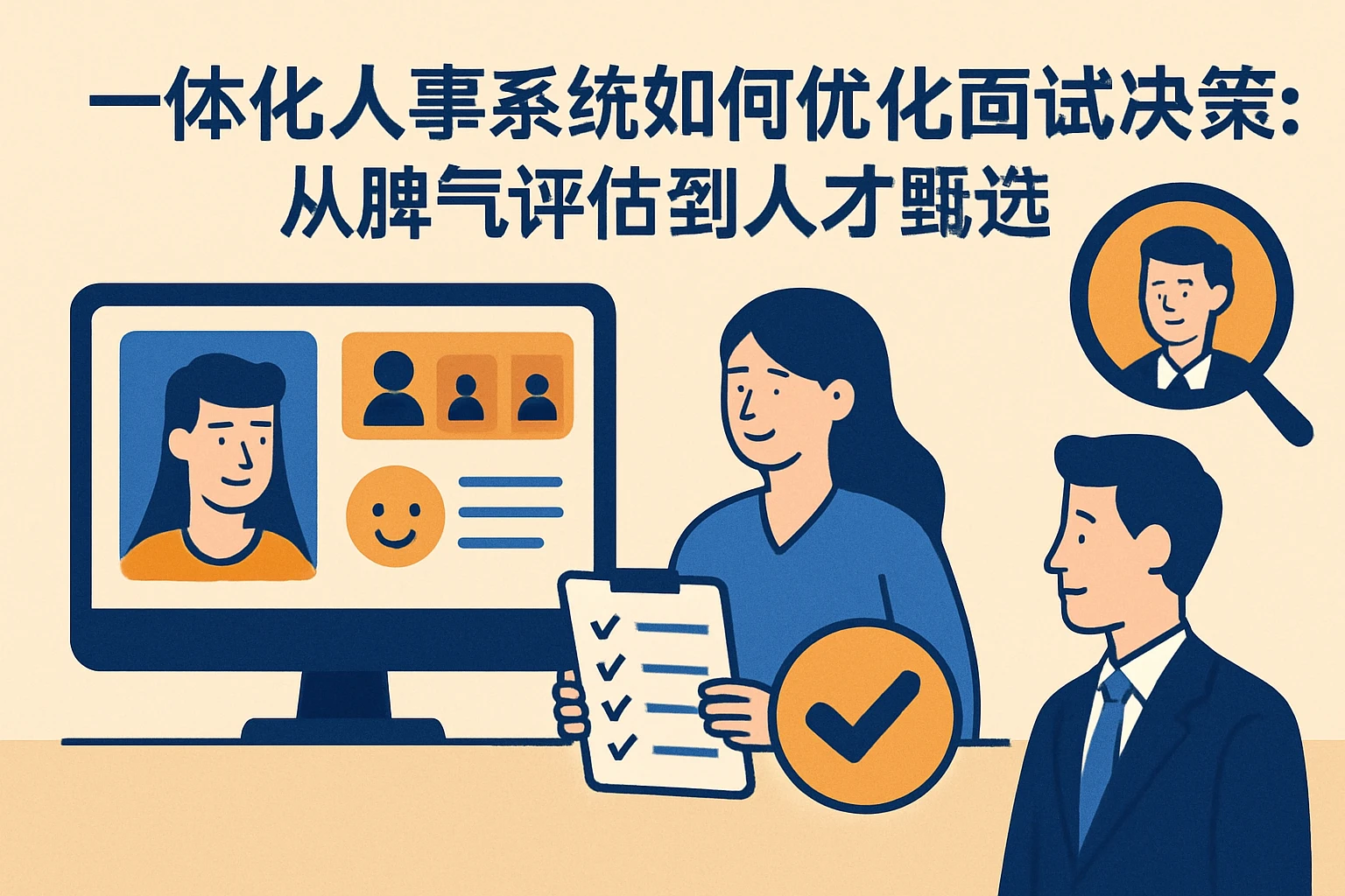 一体化人事系统如何优化面试决策:从脾气评估到人才甄选