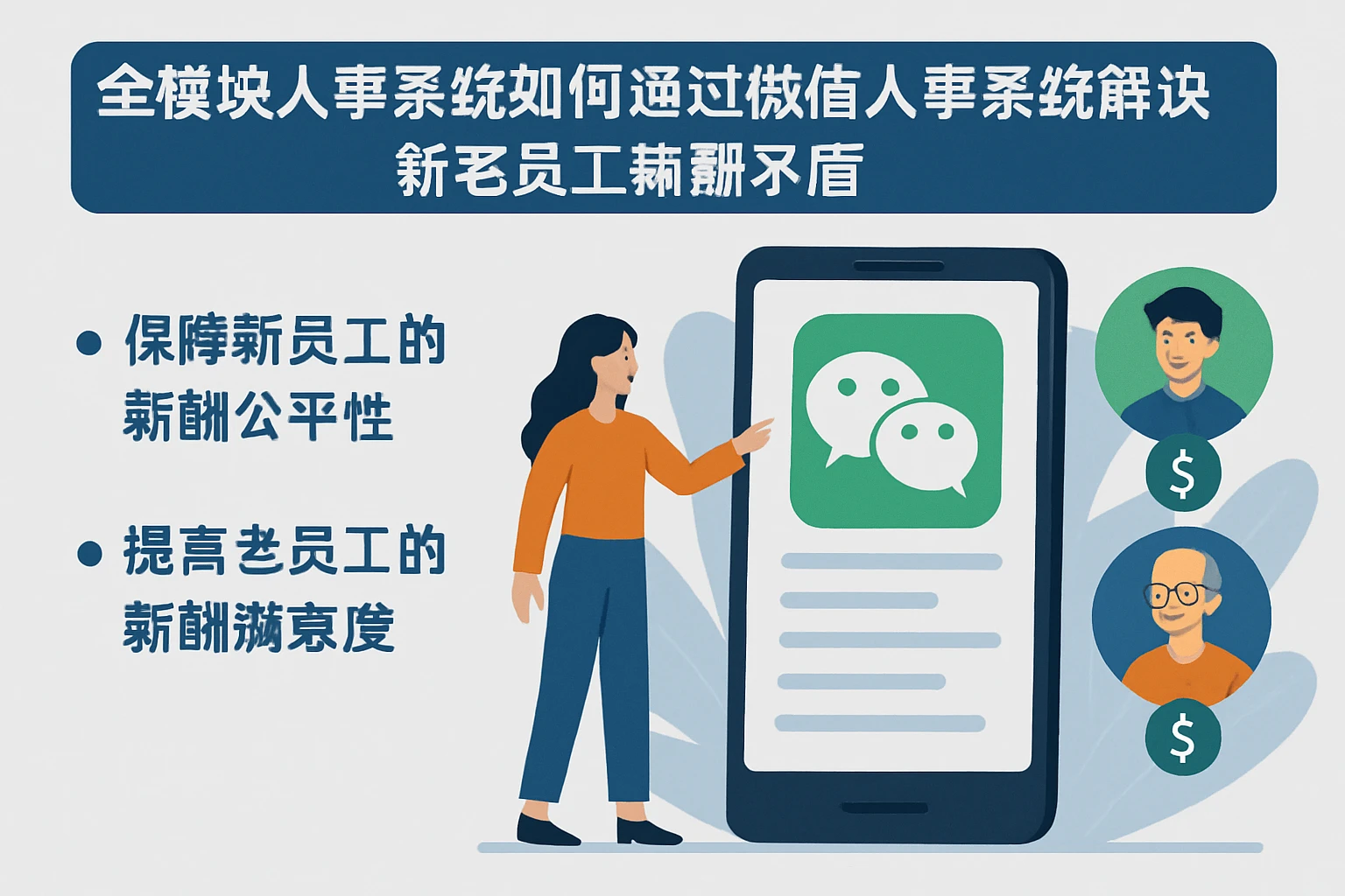 全模块人事系统如何通过微信人事系统解决新老员工薪酬矛盾