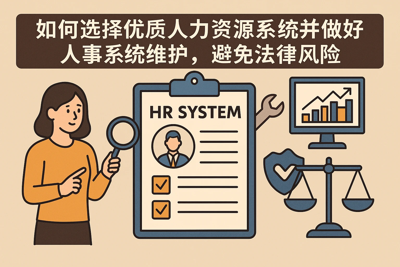 如何选择优质人力资源系统并做好人事系统维护,避免法律风险