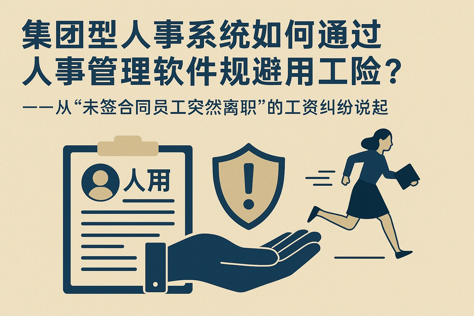 集团型人事系统如何通过人事管理软件规避用工风险?——从“未签合同员工突然离职”的工资纠纷说起