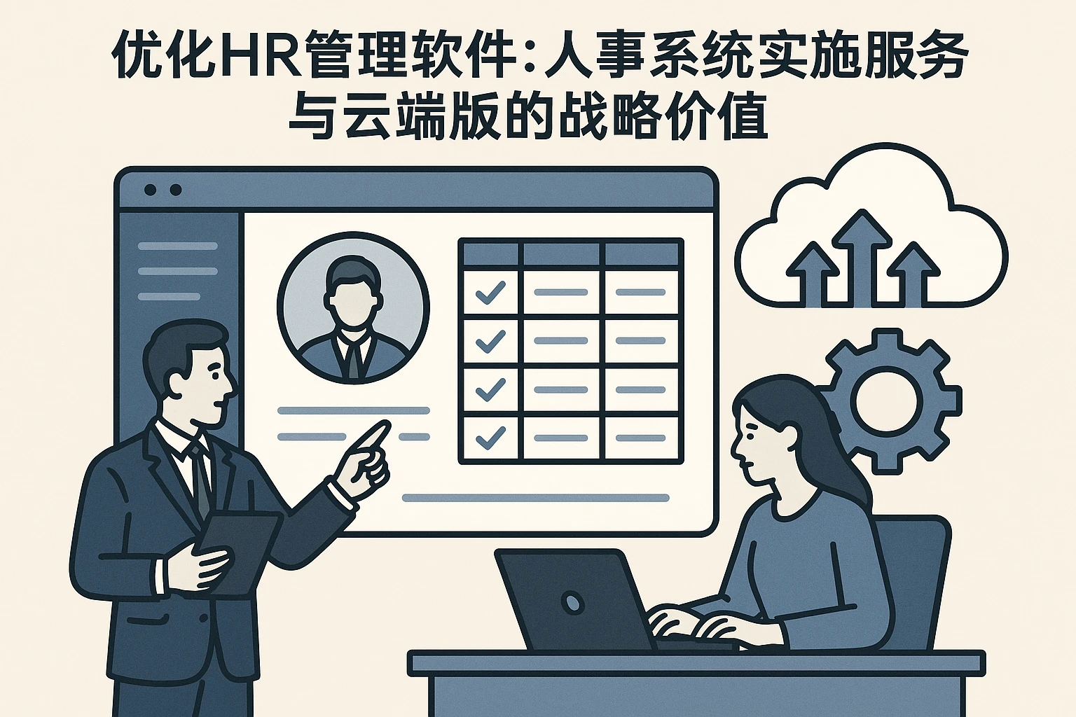 优化HR管理软件：人事系统实施服务与云端版的战略价值