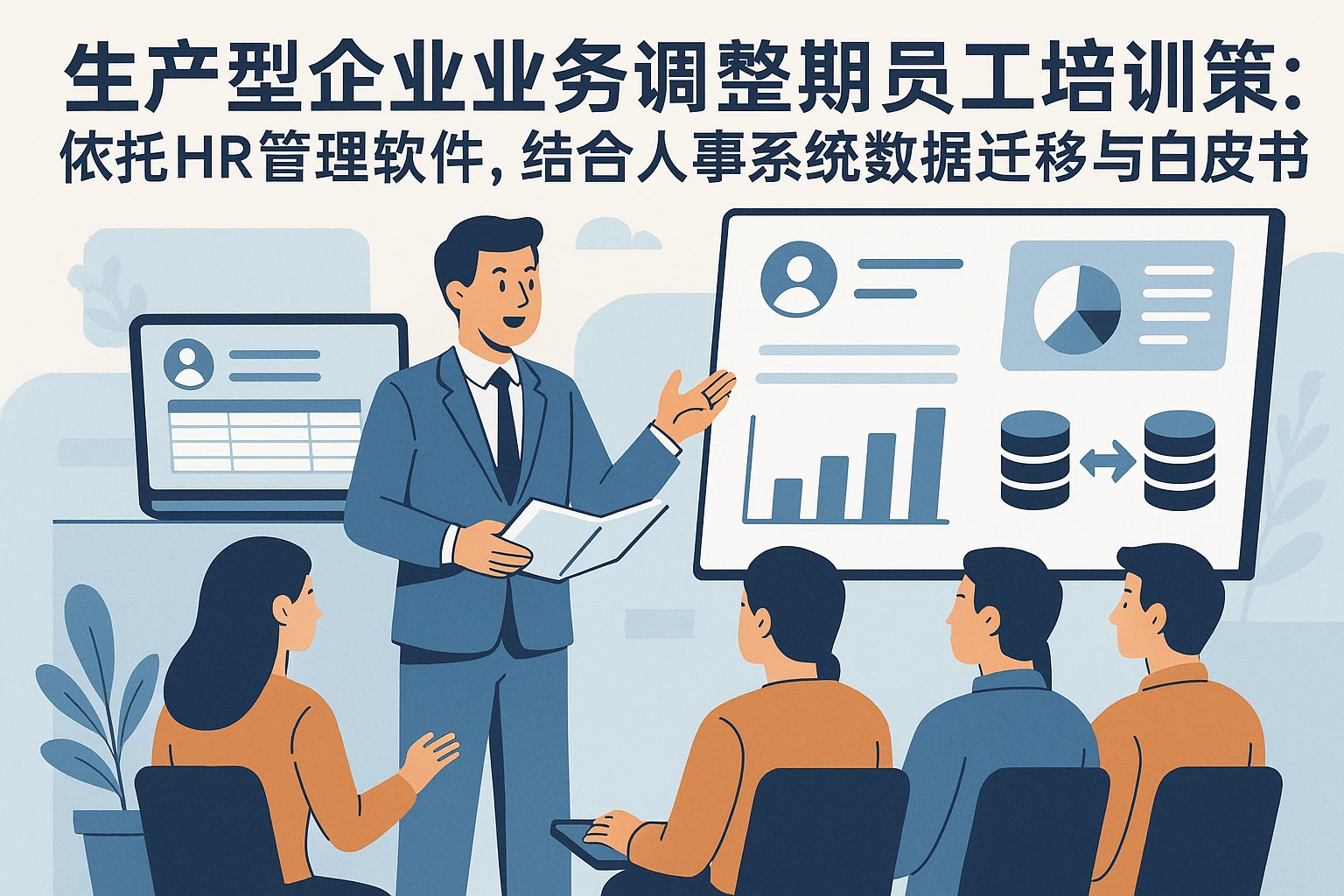 生产型企业业务调整期员工培训策略：依托HR管理软件，结合人事系统数据迁移与白皮书指导