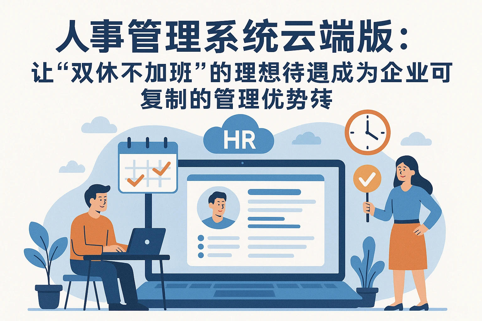 人事管理系统云端版：让“双休不加班”的理想待遇成为企业可复制的管理优势