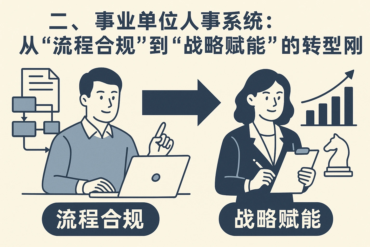 二、事业单位人事系统：从“流程合规”到“战略赋能”的转型刚需