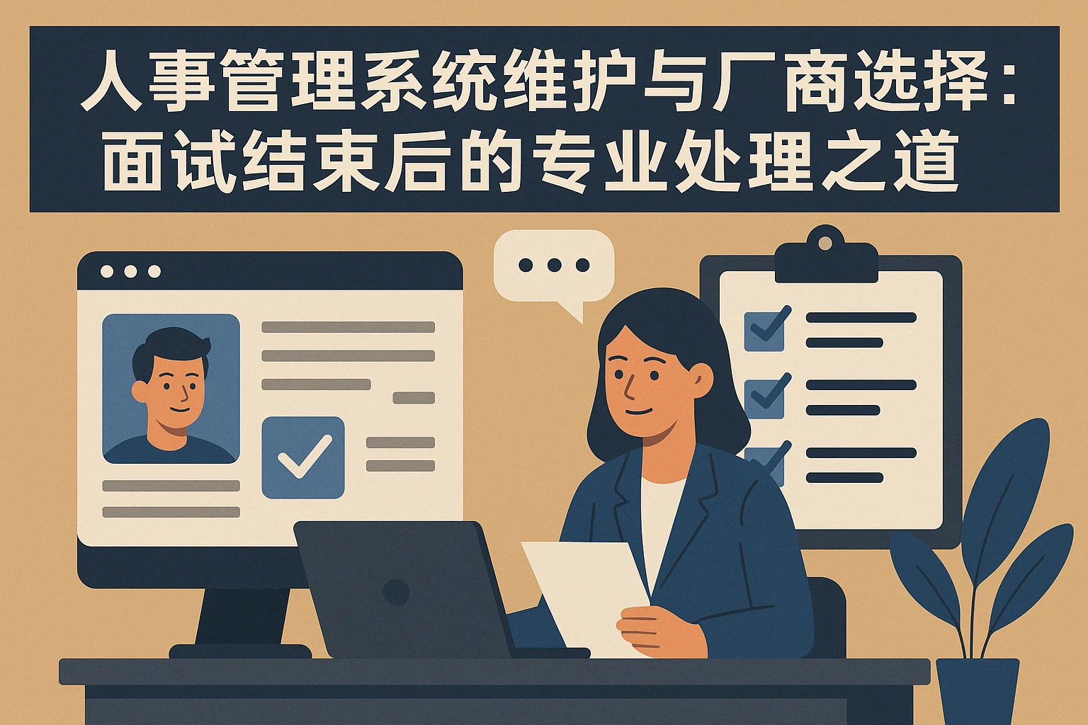 人事管理系统维护与厂商选择：面试结束后的专业处理之道