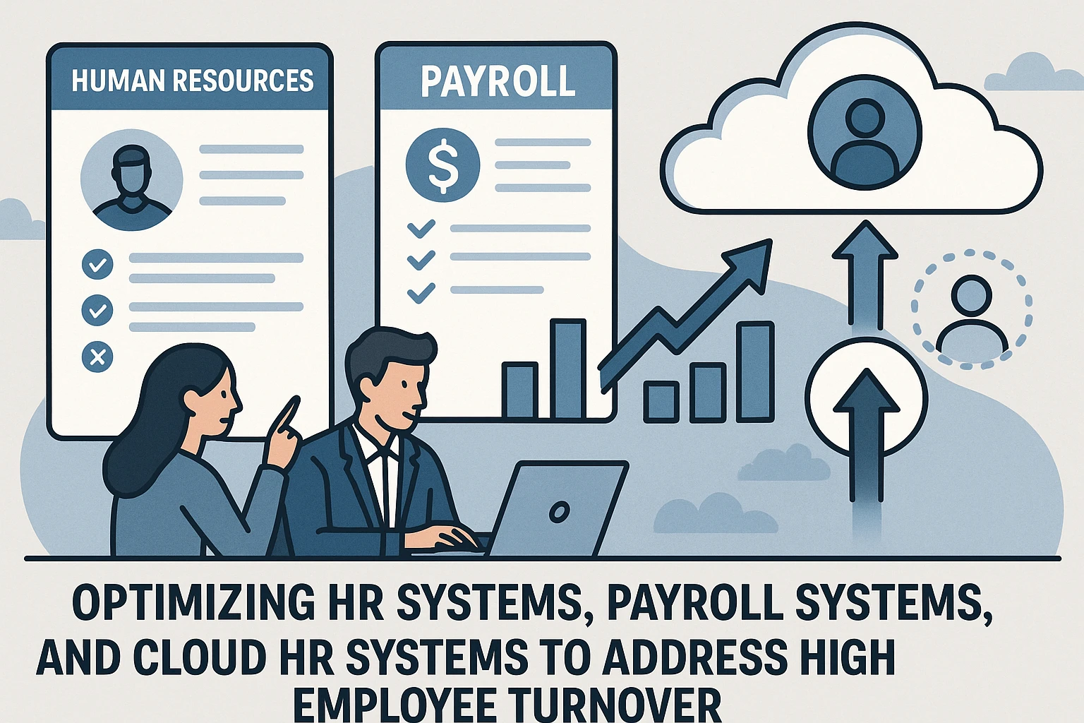 优化人力资源系统、工资管理系统与云人事系统，解决企业高流失率难题