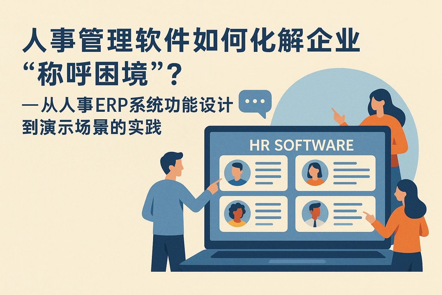 人事管理软件如何化解企业“称呼困境”?——从人事ERP系统功能设计到演示场景的实践