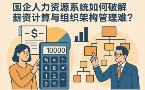 国企人力资源系统如何破解薪资计算与组织架构管理难题?