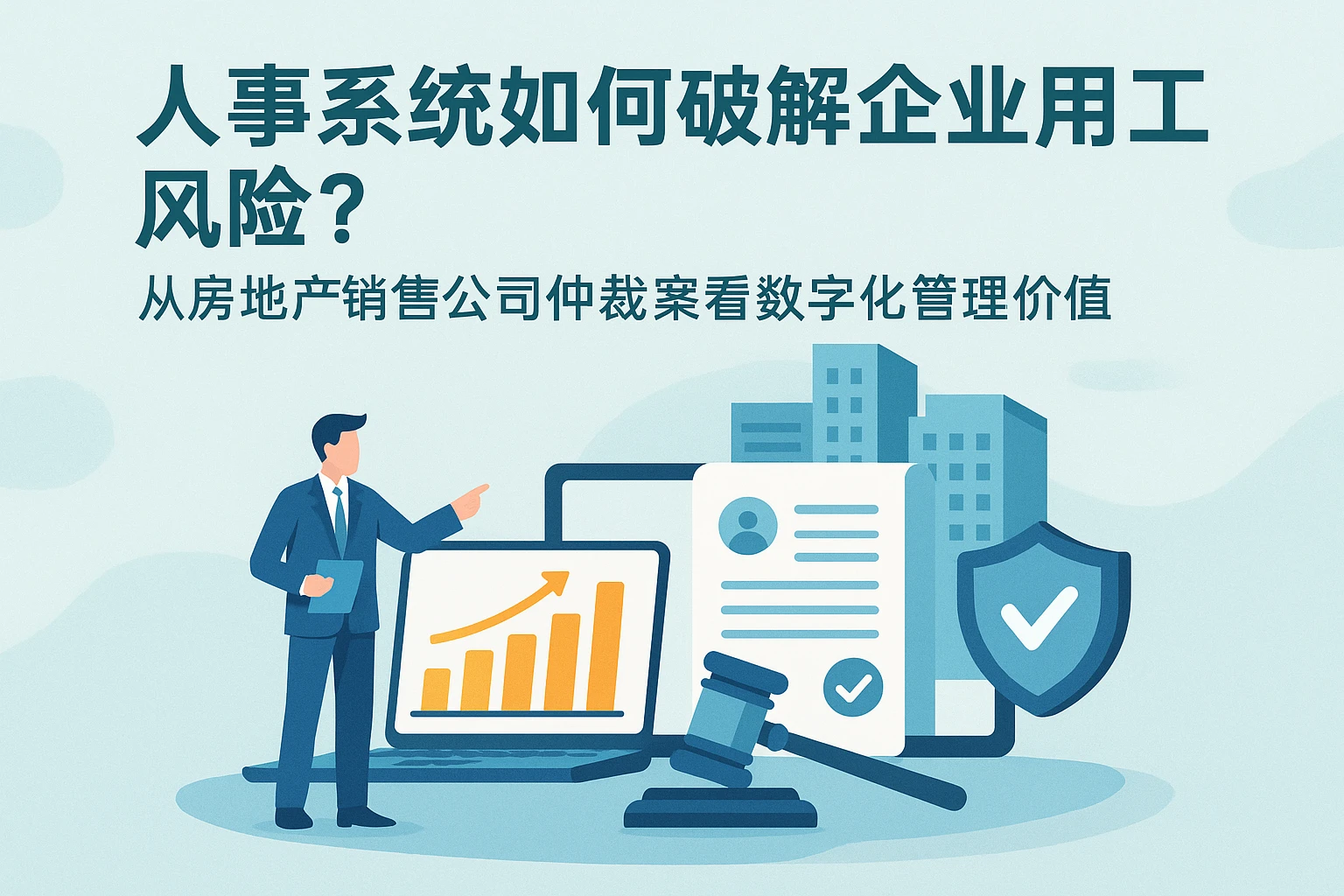 人事系统如何破解企业用工风险？从房地产销售公司仲裁案看数字化管理价值