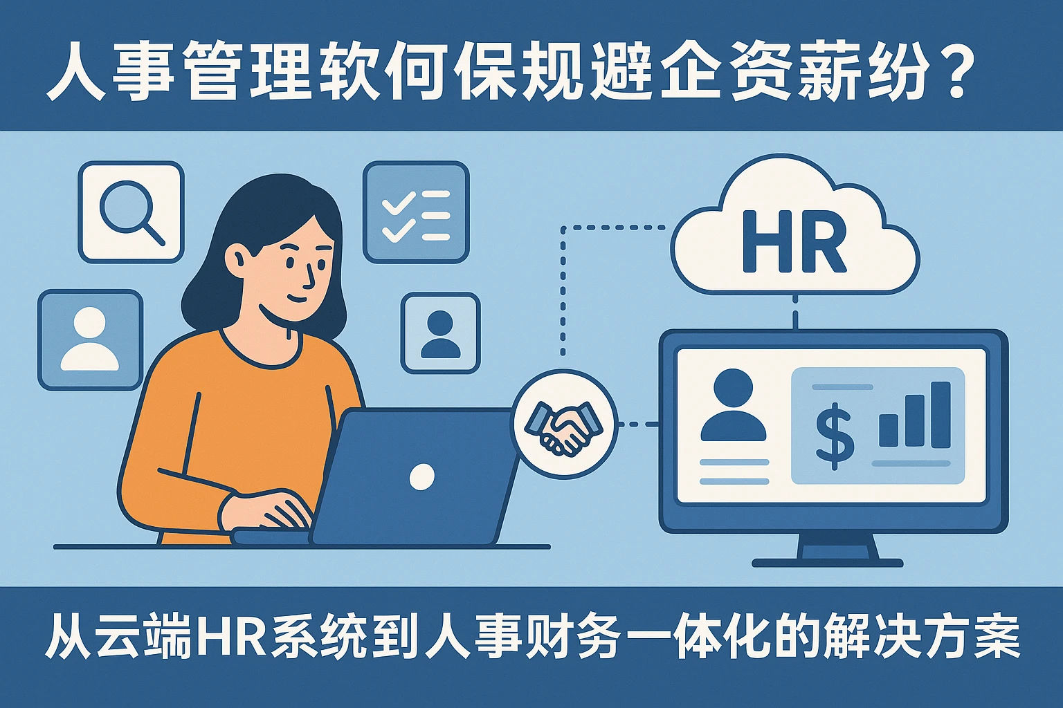 人事管理软件如何规避企业薪资纠纷?从云端HR系统到人事财务一体化的解决方案