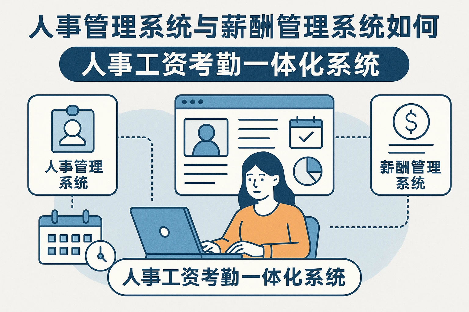 人事管理系统与薪酬管理系统如何实现人事工资考勤一体化系统