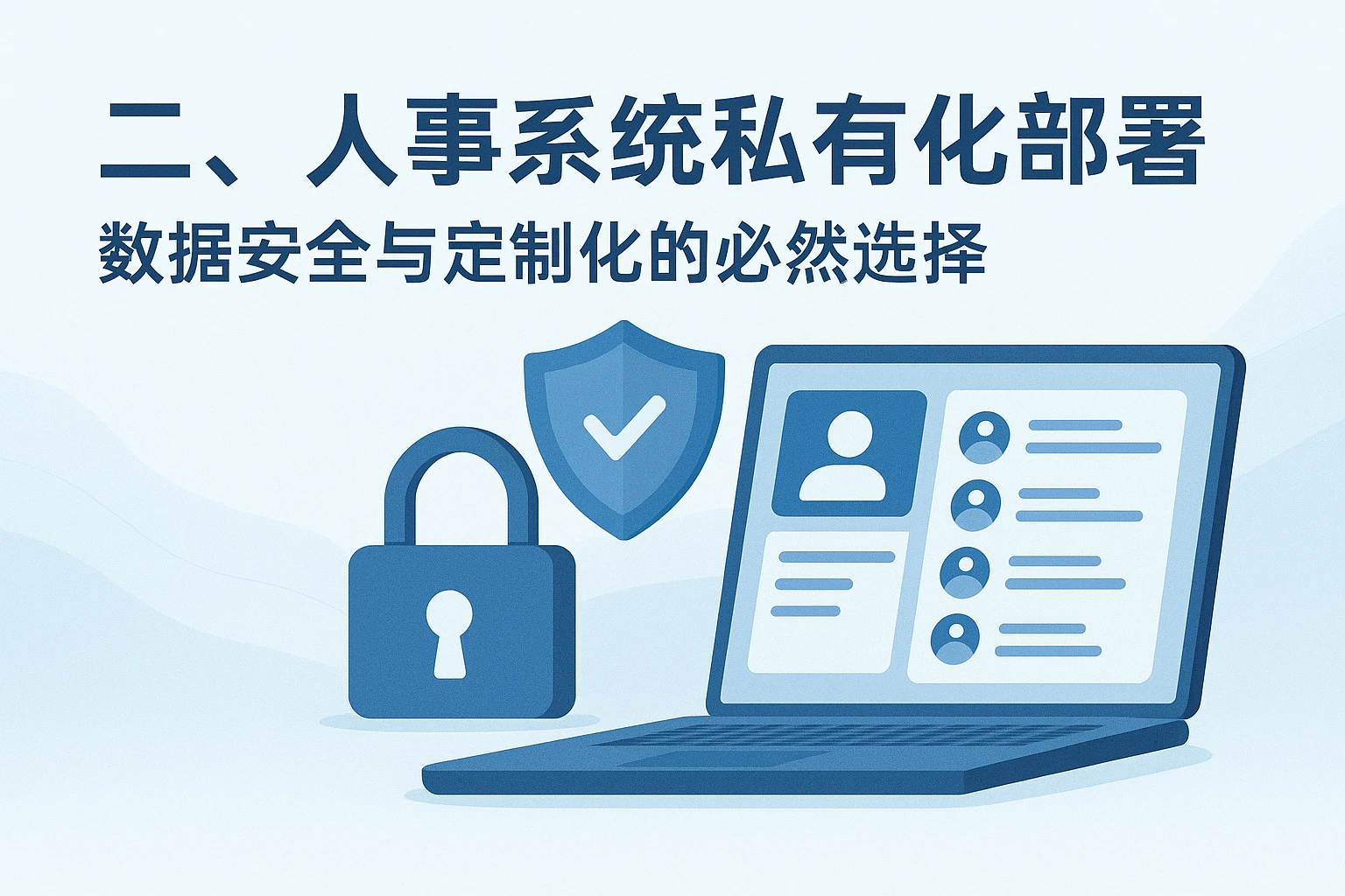 二、人事系统私有化部署：数据安全与定制化的必然选择