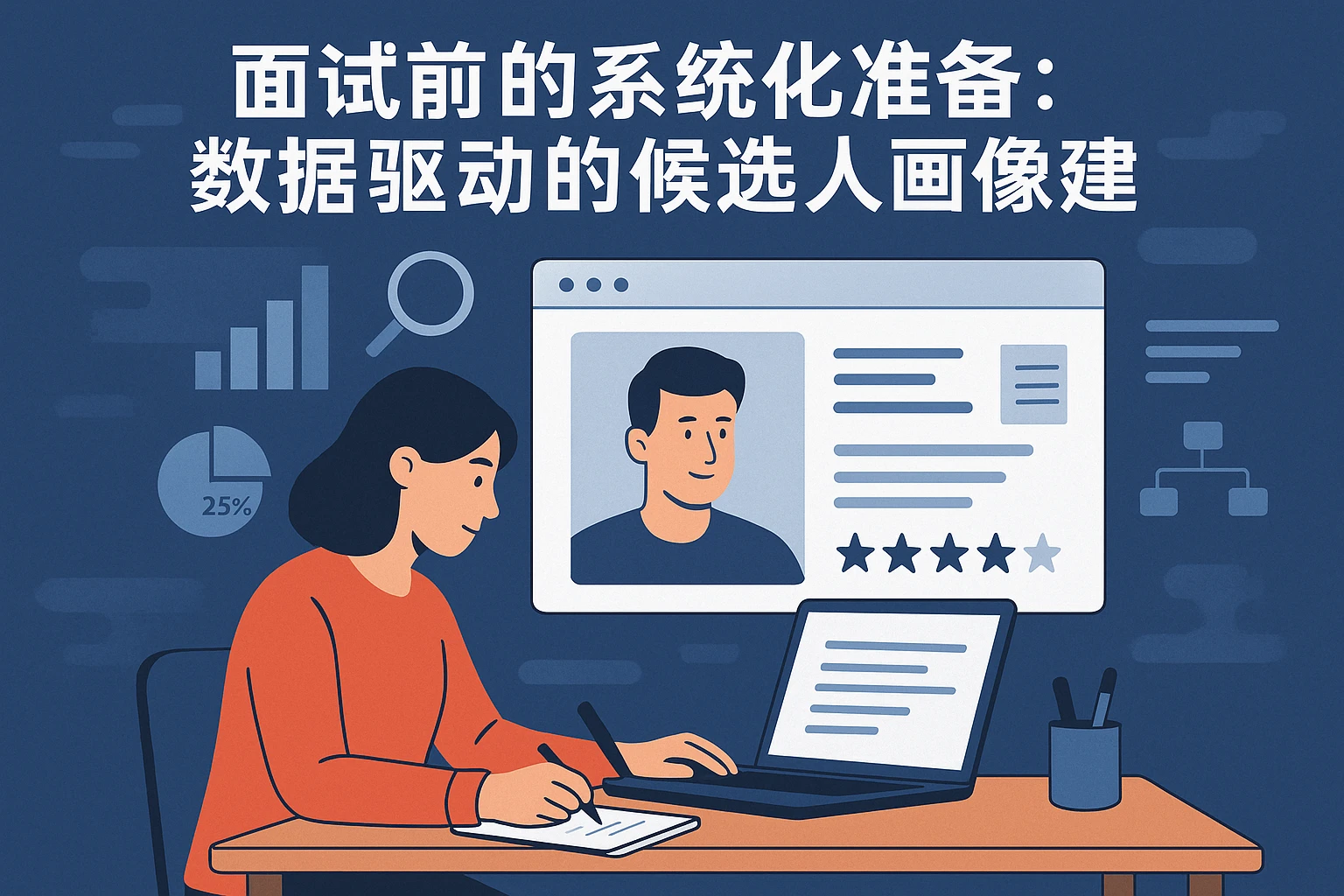 面试前的系统化准备:数据驱动的候选人画像构建