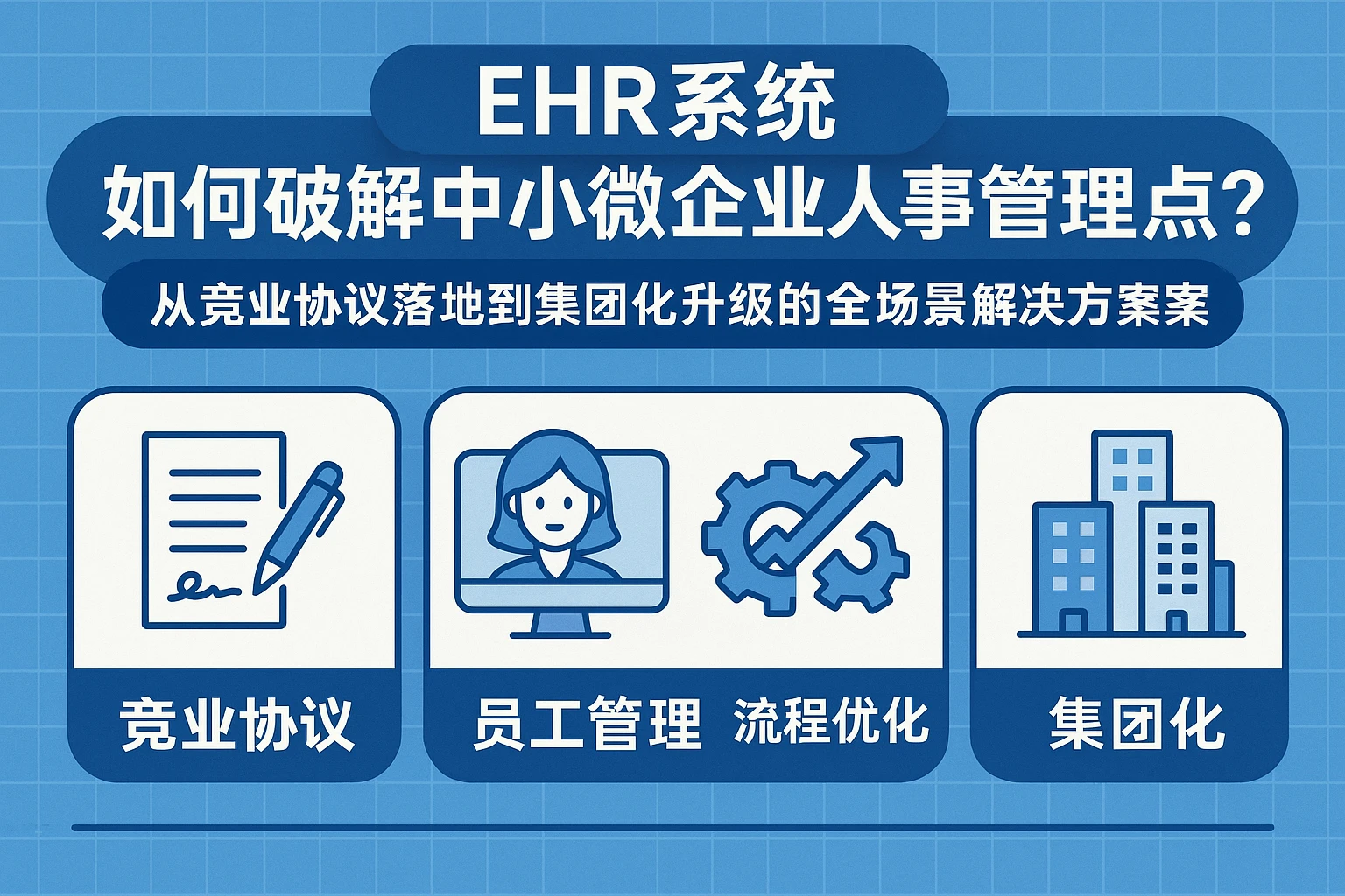 EHR系统如何破解中小微企业人事管理痛点？从竞业协议落地到集团化升级的全场景解决方案