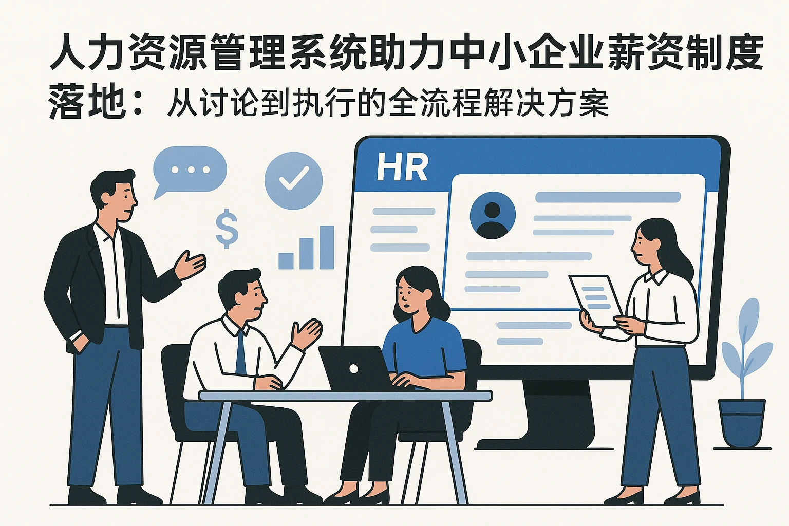 人力资源管理系统助力中小企业薪资制度落地：从讨论到执行的全流程解决方案