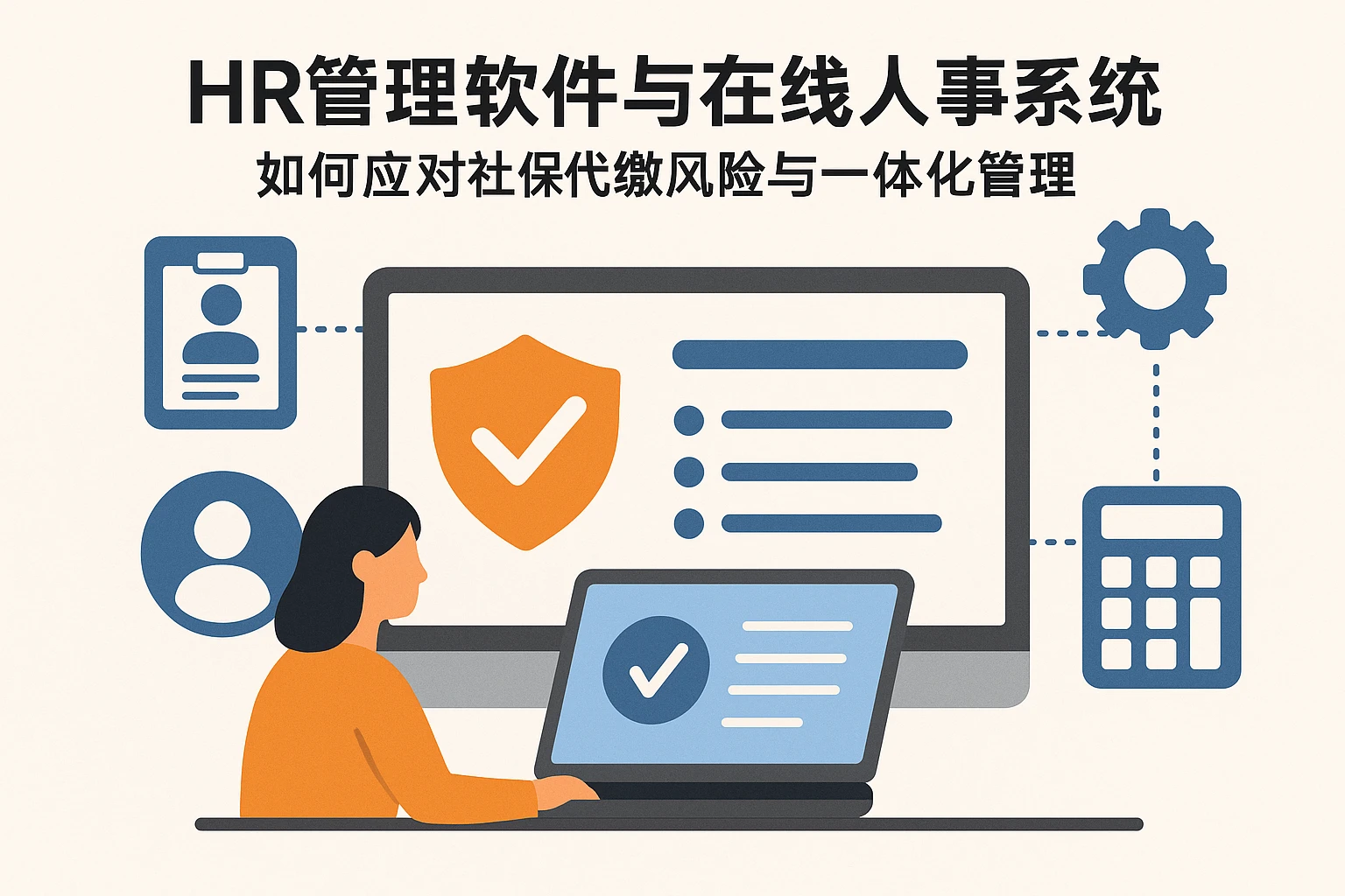 HR管理软件与在线人事系统如何应对社保代缴风险与一体化管理