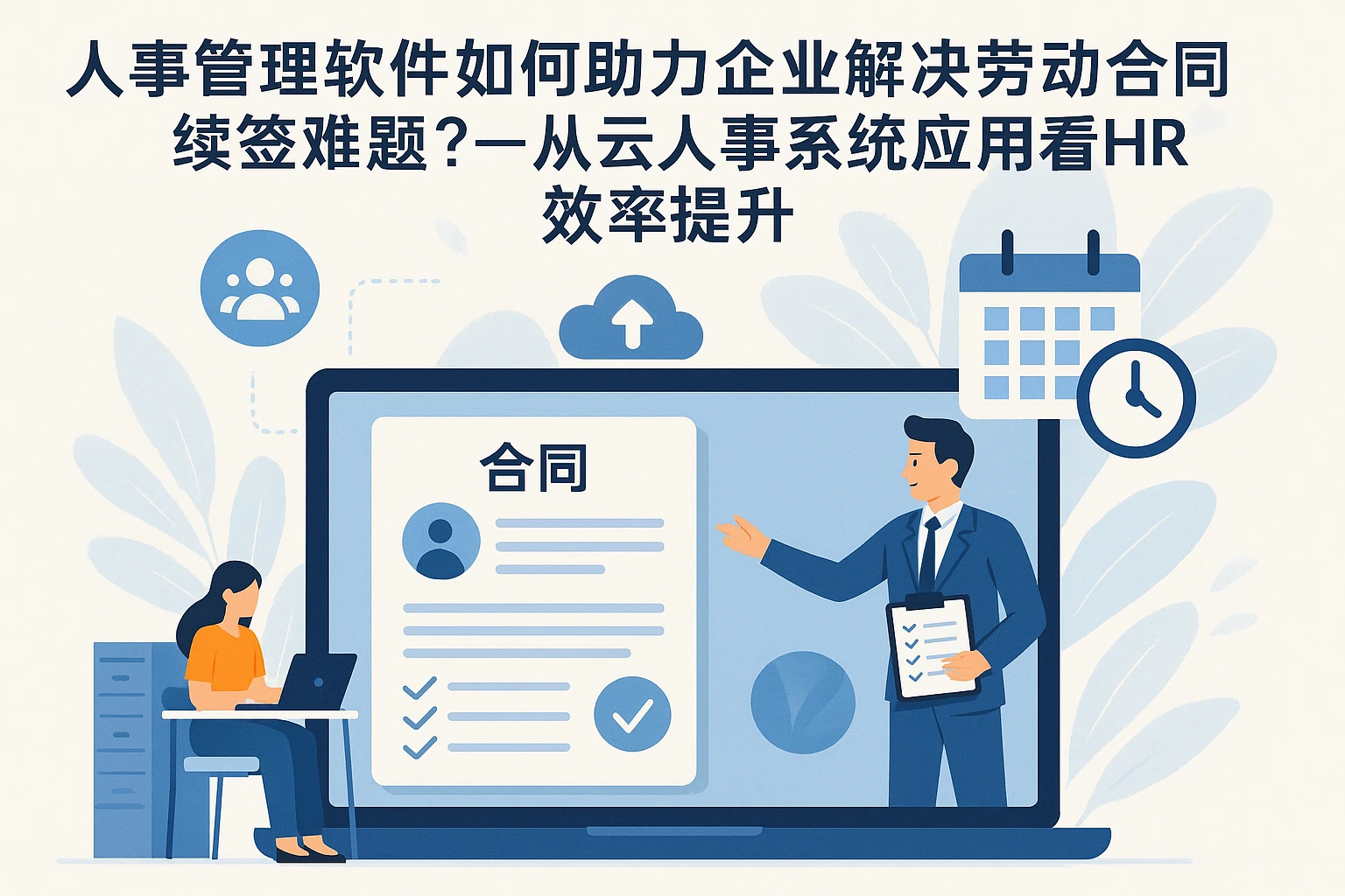 人事管理软件如何助力企业解决劳动合同续签难题?——从云人事系统应用看HR效率提升