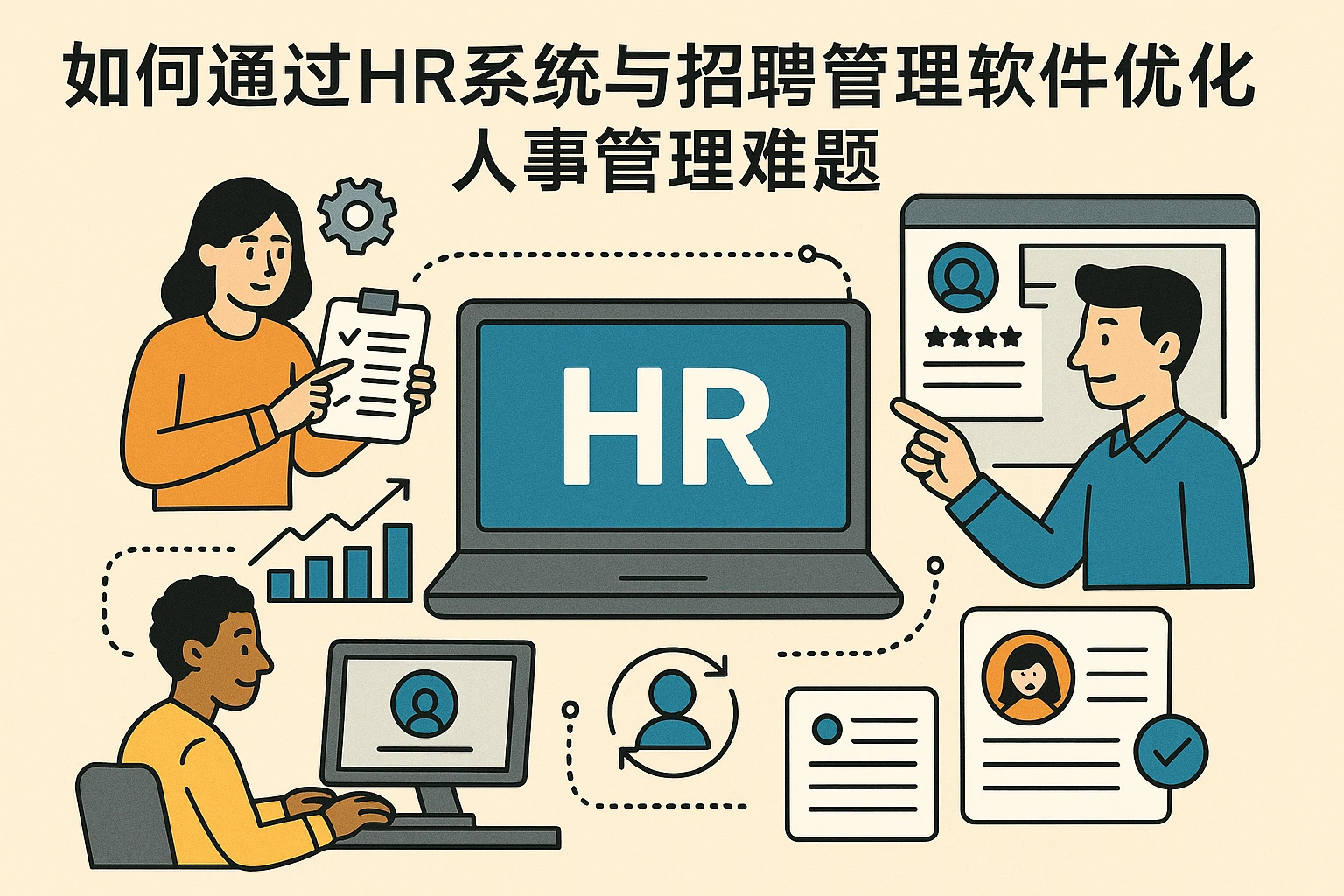 如何通过HR系统与招聘管理软件优化人事系统维护中的员工管理难题