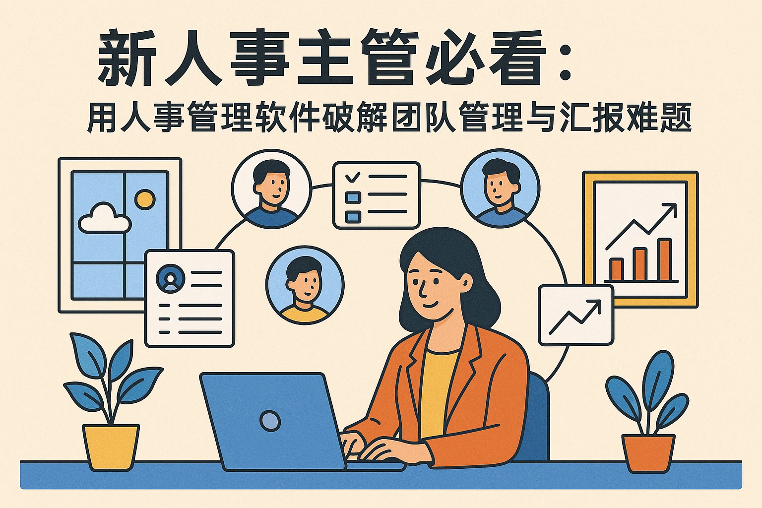 新人事主管必看：用人事管理软件破解团队管理与汇报难题