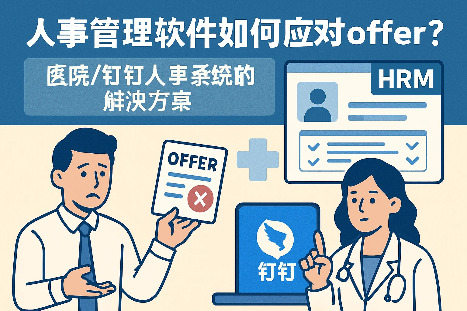 人事管理软件如何应对offer反悔？医院/钉钉人事系统的解决方案
