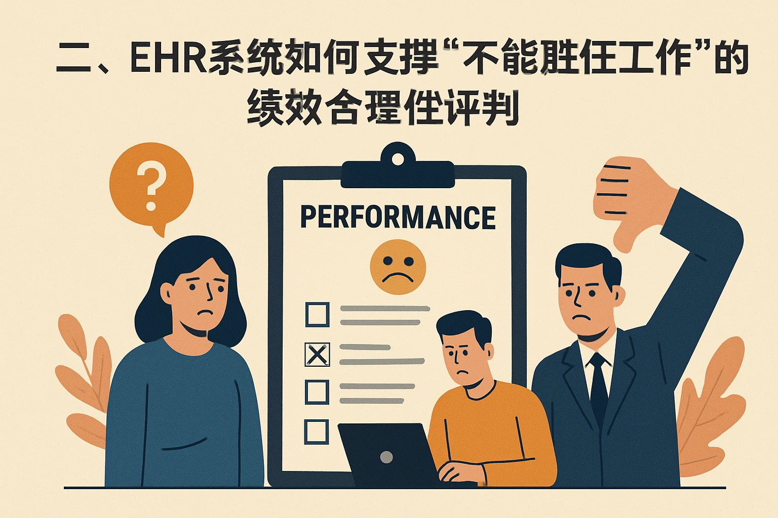 二、EHR系统如何支撑“不能胜任工作”的绩效合理性评判