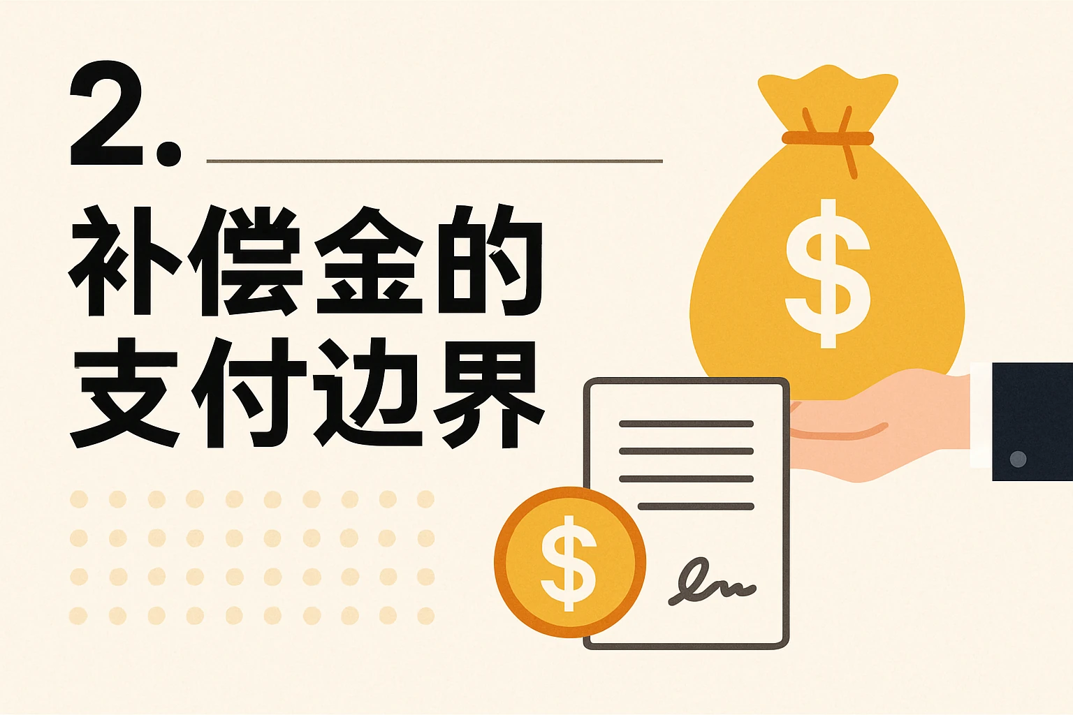 2. 补偿金的支付边界