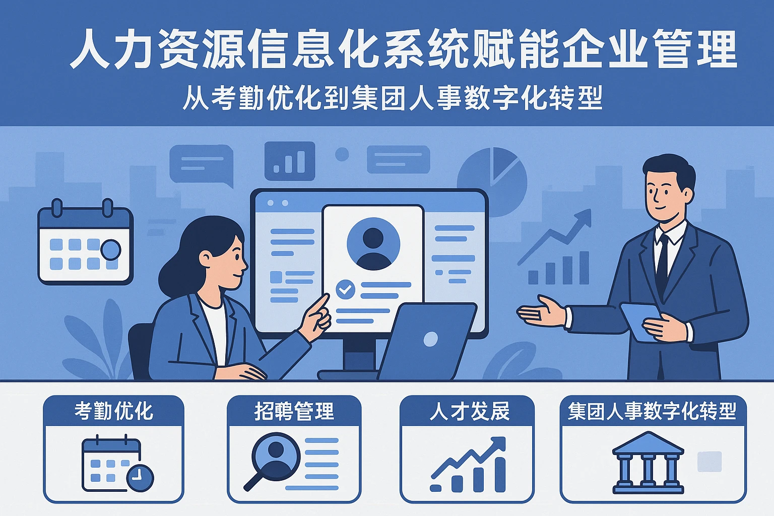 人力资源信息化系统赋能企业管理:从考勤优化到集团人事数字化转型