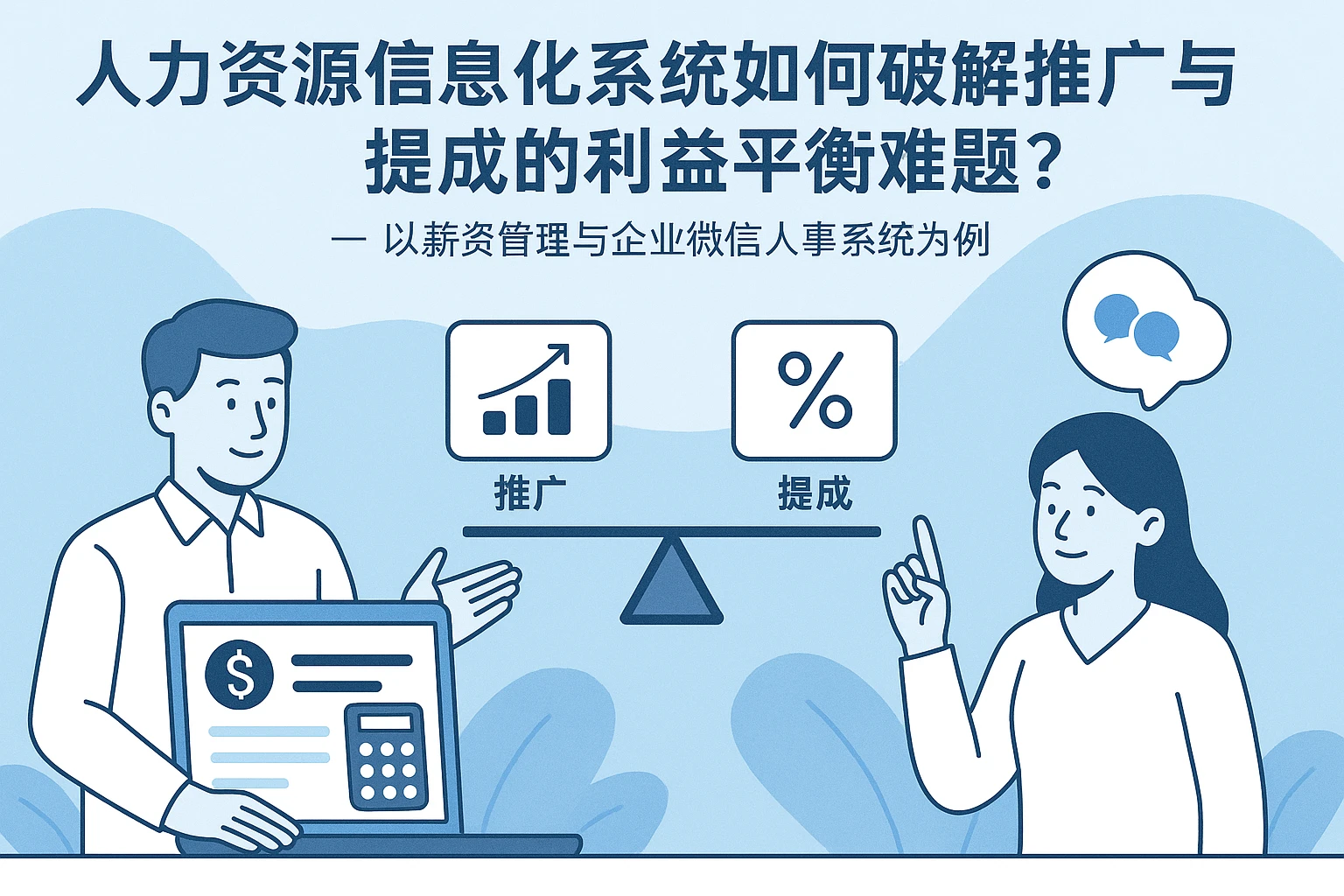人力资源信息化系统如何破解推广与提成的利益平衡难题？——以薪资管理与企业微信人事系统为例