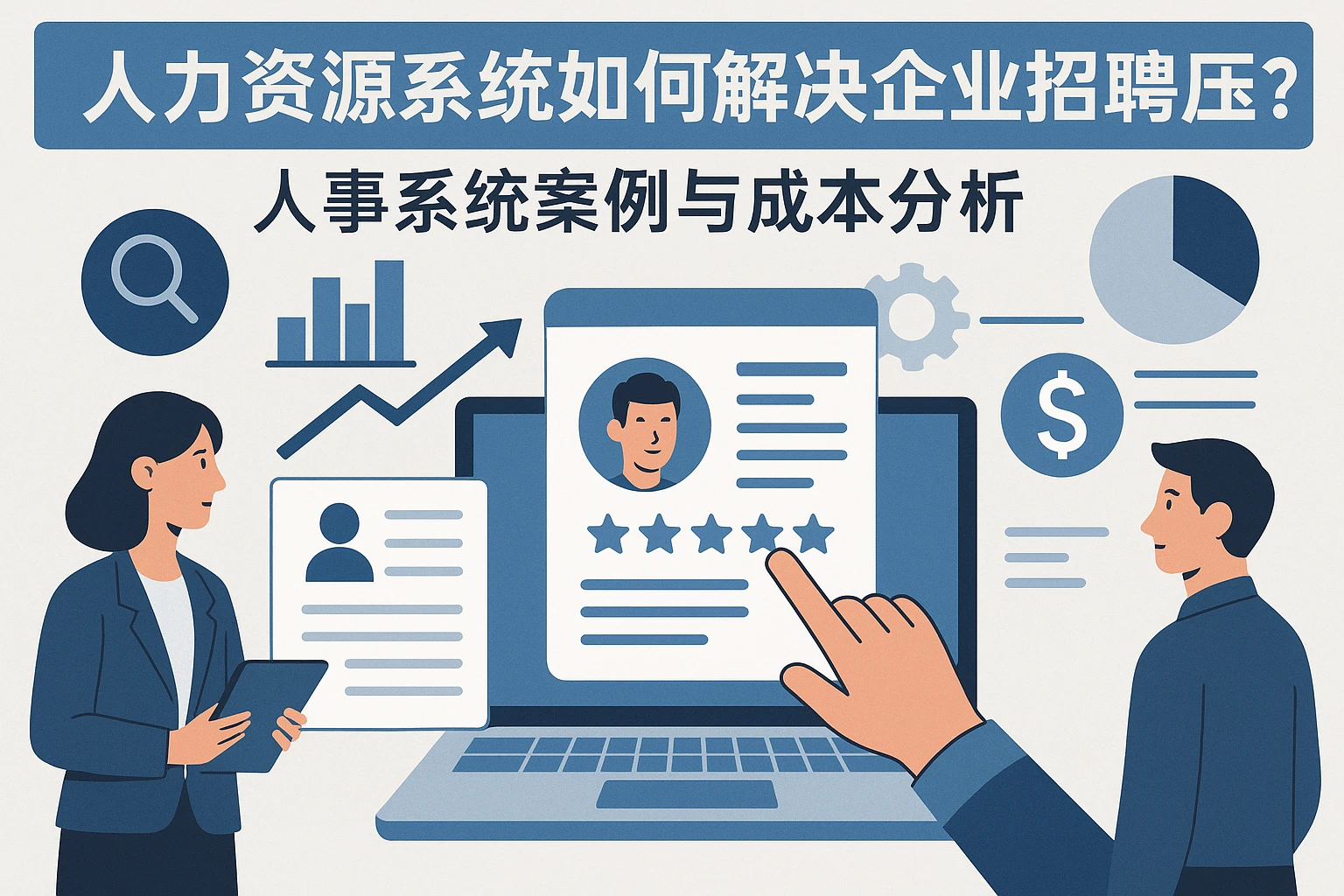 人力资源系统如何解决企业招聘压力？人事系统案例与成本分析