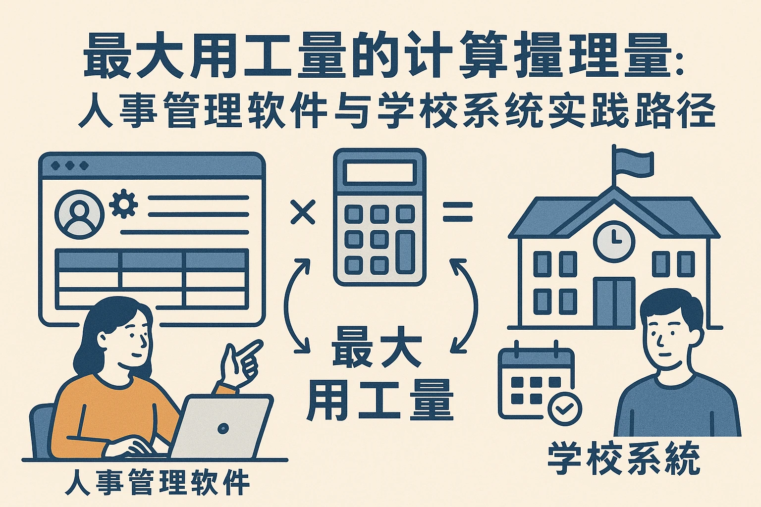 最大用工量的计算逻辑：人事管理软件与学校系统的实践路径