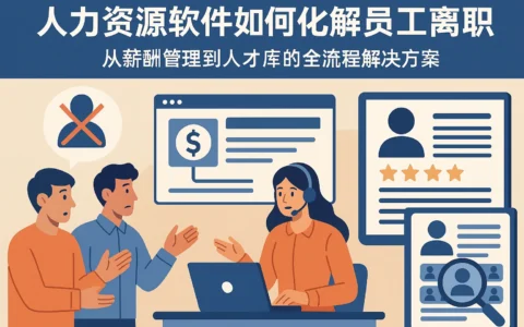 人力资源软件如何化解员工离职纠纷？从薪酬管理到人才库的全流程解决方案