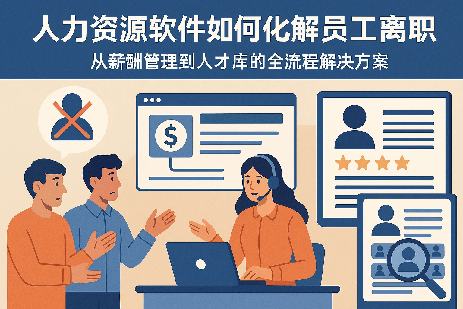人力资源软件如何化解员工离职纠纷？从薪酬管理到人才库的全流程解决方案