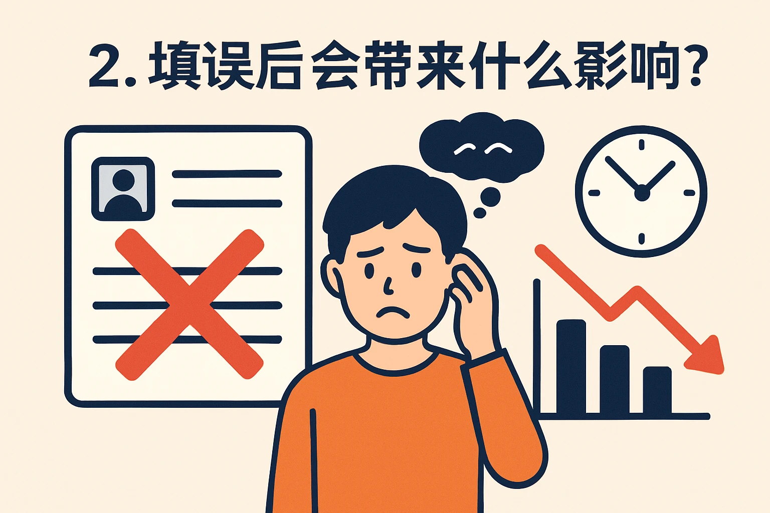 2. 填错后会带来什么影响？