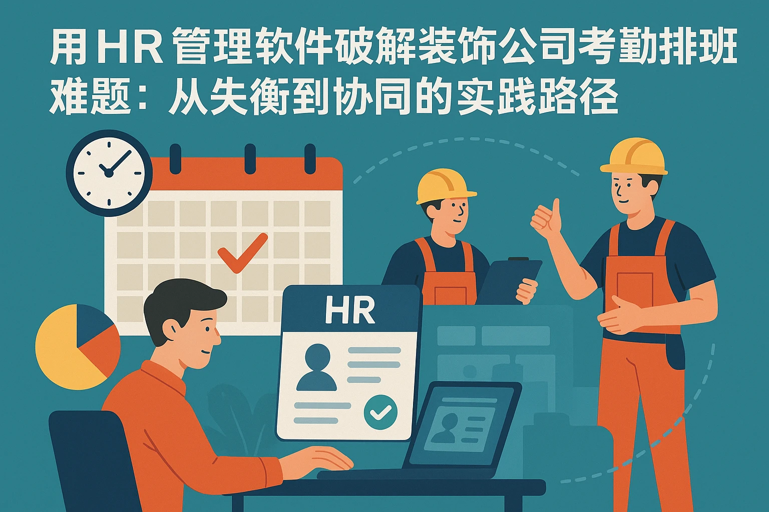 用HR管理软件破解装饰公司考勤排班难题：从失衡到协同的实践路径