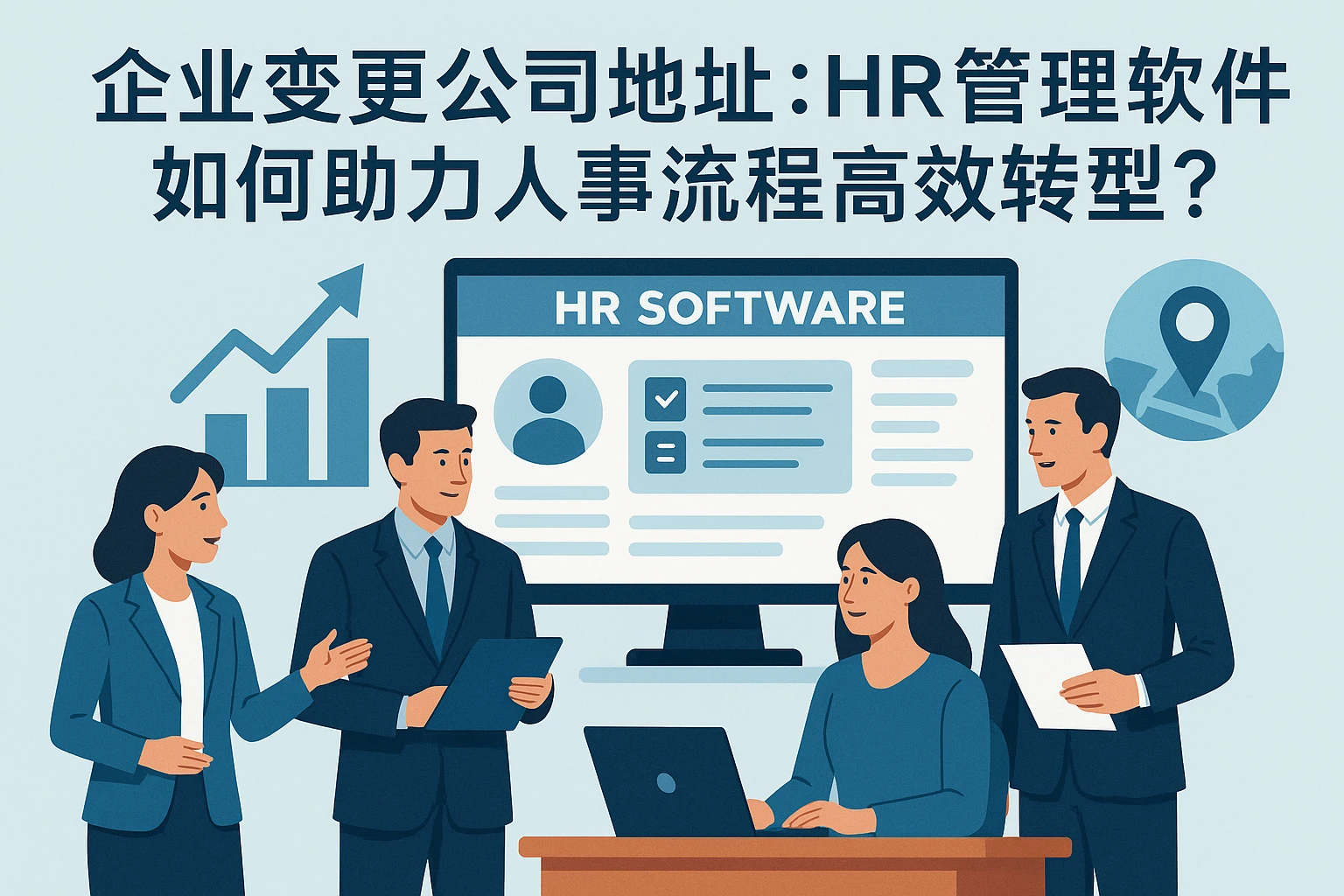 企业变更公司地址：HR管理软件如何助力人事流程高效转型？