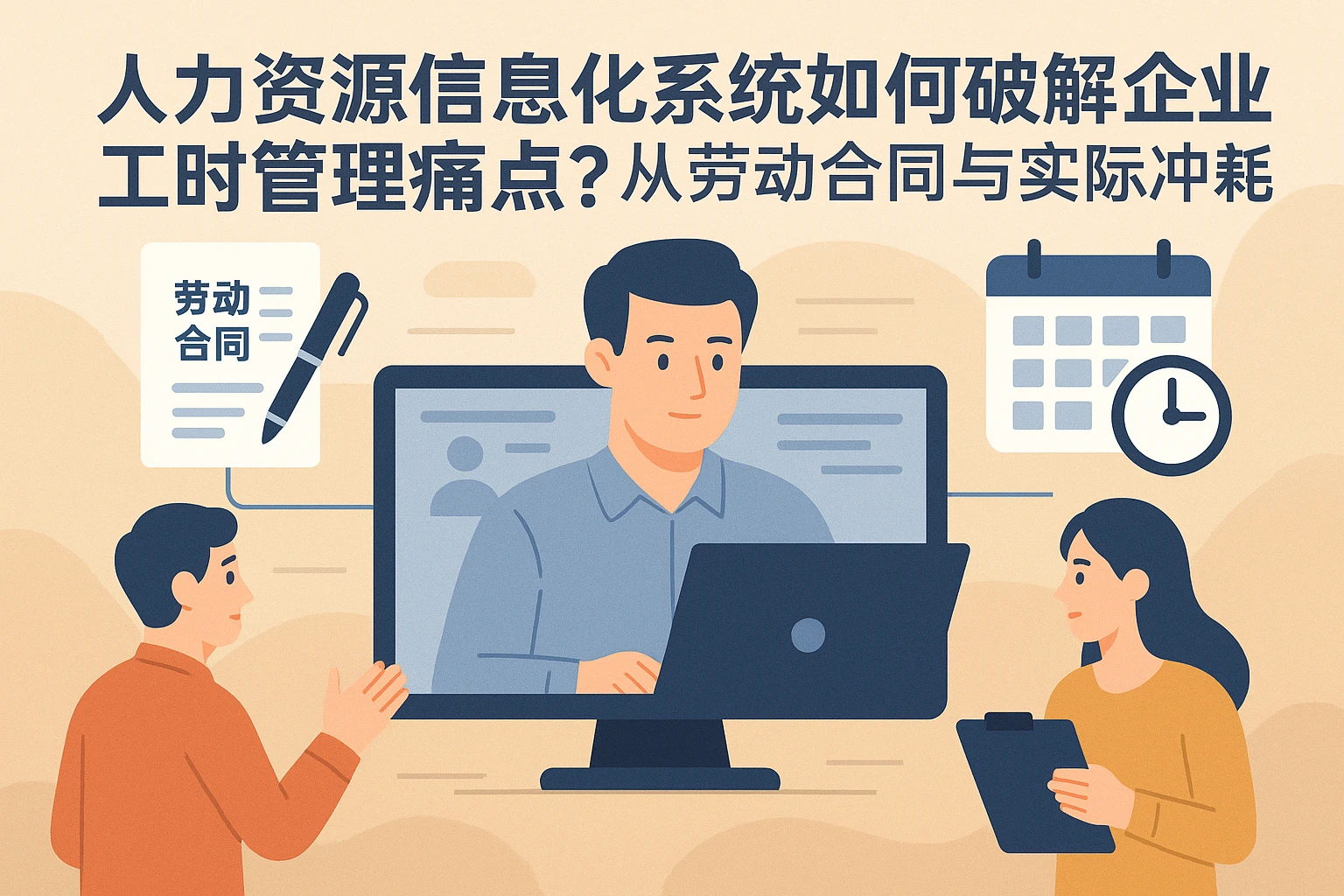 人力资源信息化系统如何破解企业工时管理痛点?从劳动合同与实际操作冲突说起