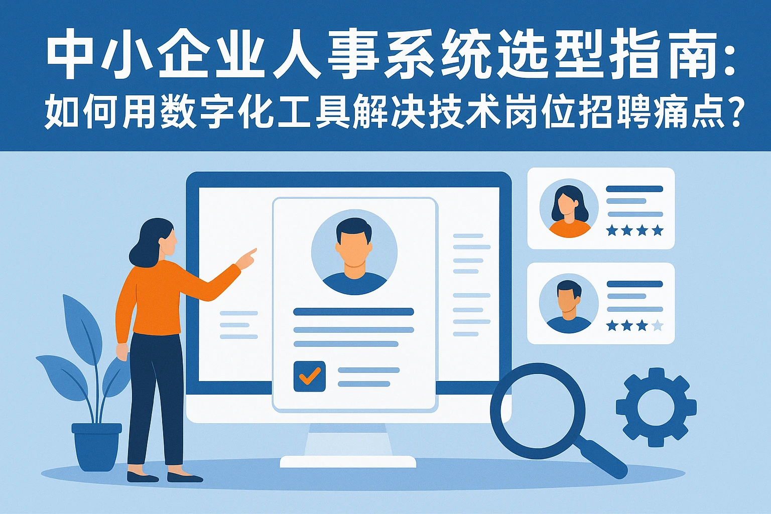 中小企业人事系统选型指南:如何用数字化工具解决技术岗位招聘痛点?