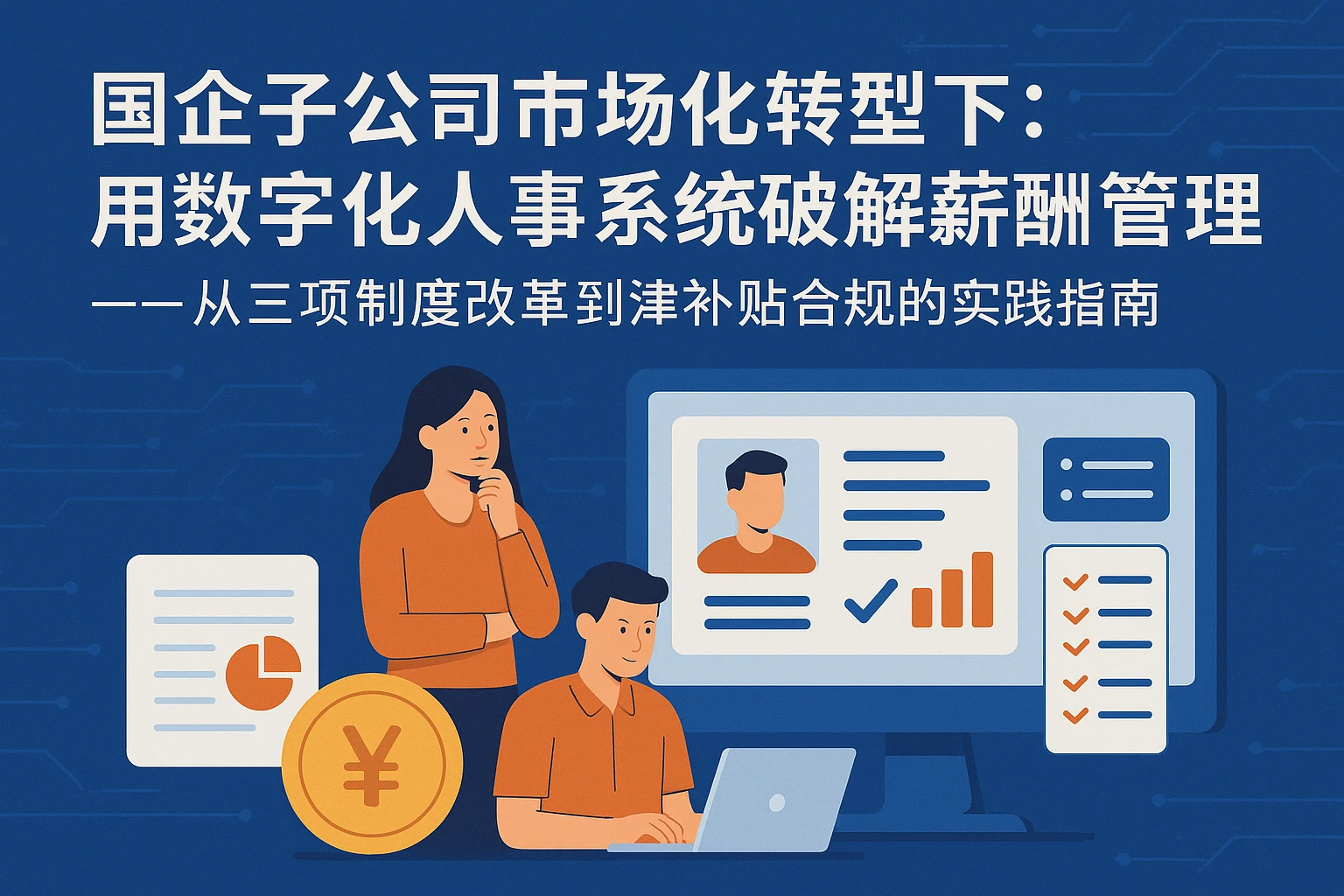 国企子公司市场化转型下：用数字化人事系统破解薪酬管理痛点——从三项制度改革到津补贴合规的实践指南
