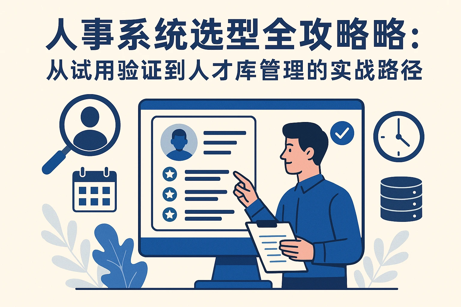 人事系统选型全攻略：从试用验证到人才库管理的实战路径