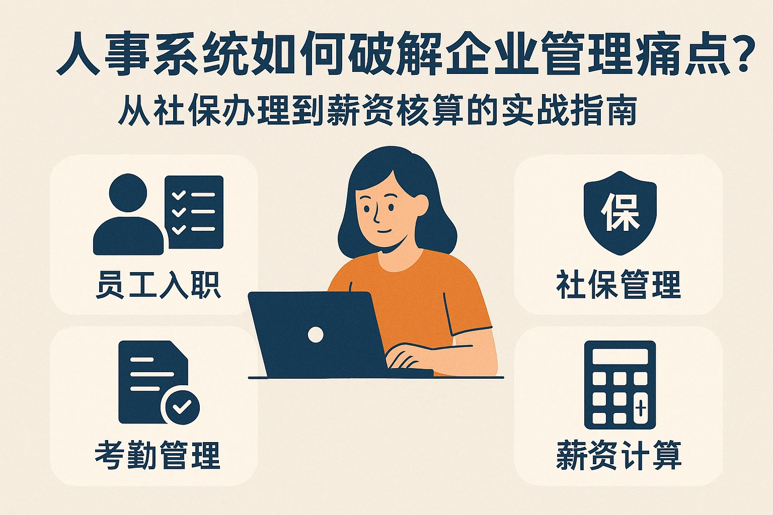 人事系统如何破解企业管理痛点?从社保办理到薪资核算的实战指南