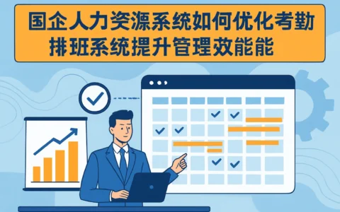 国企人力资源系统如何优化考勤排班系统提升管理效能