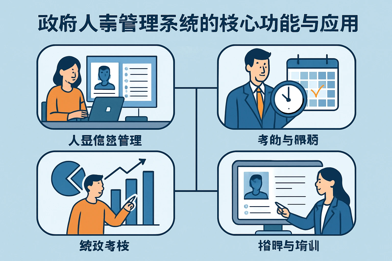 政府人事管理系统的核心功能与应用
