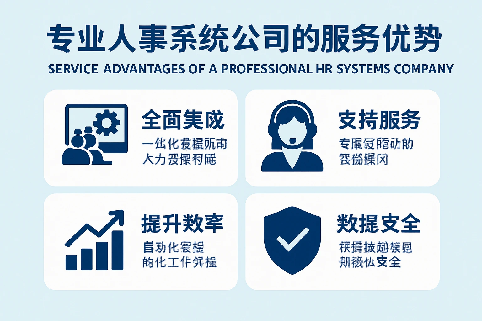 专业人事系统公司的服务优势