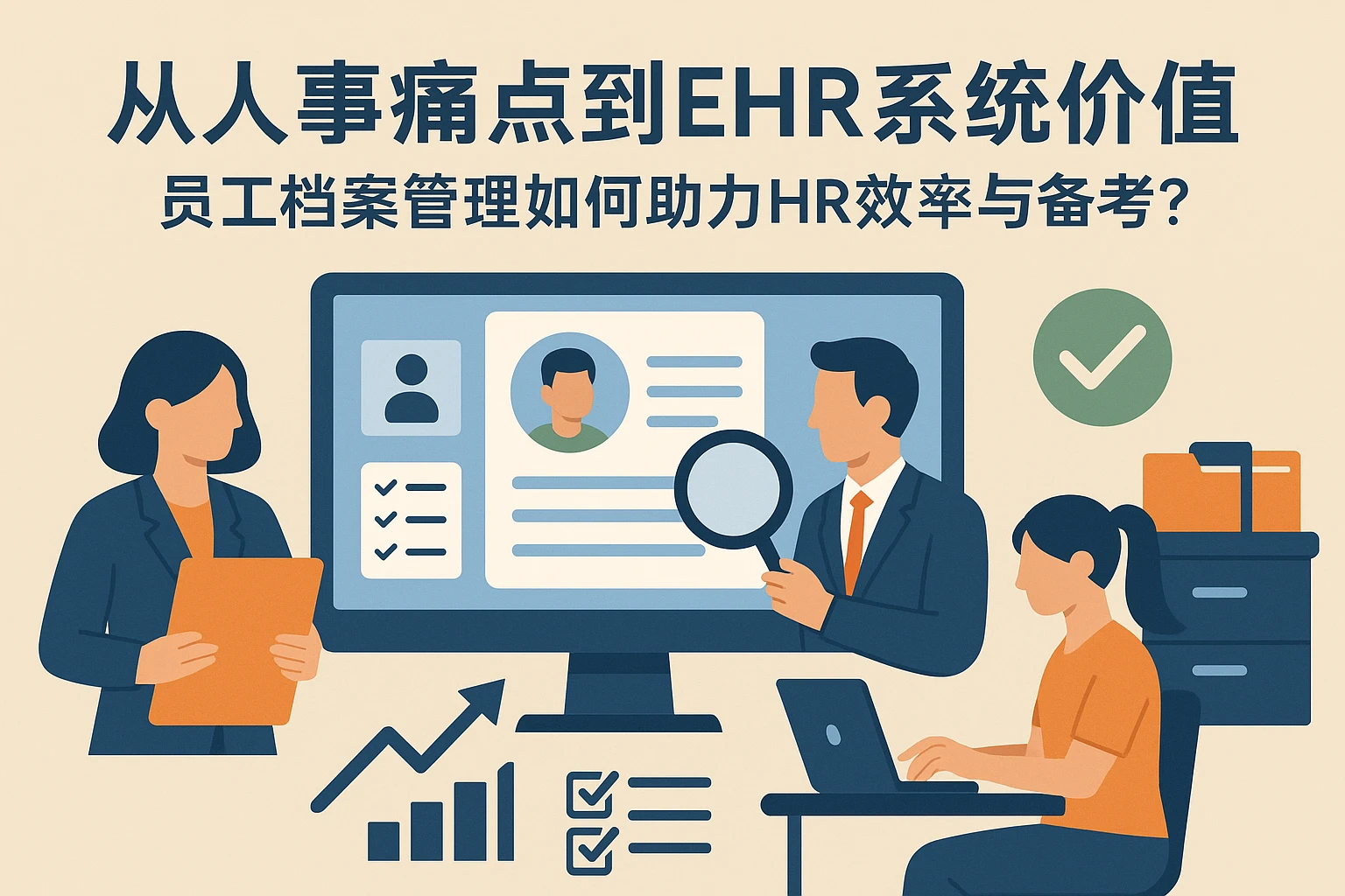 从人事痛点到EHR系统价值：员工档案管理如何助力HR效率与备考？