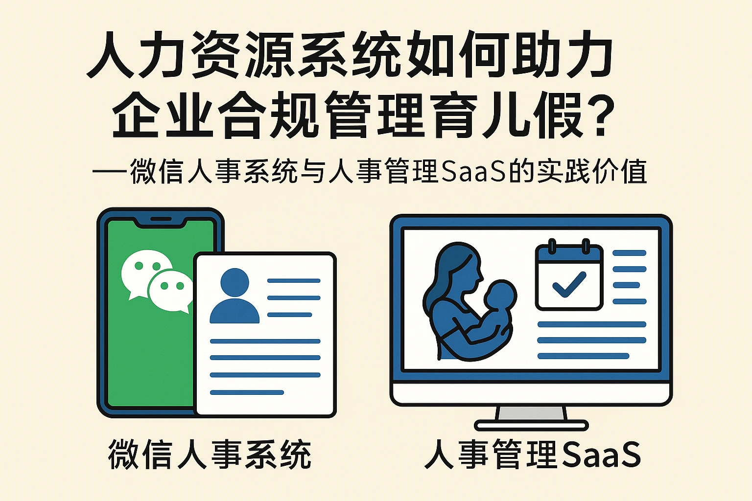 人力资源系统如何助力企业合规管理育儿假？——微信人事系统与人事管理SaaS的实践价值