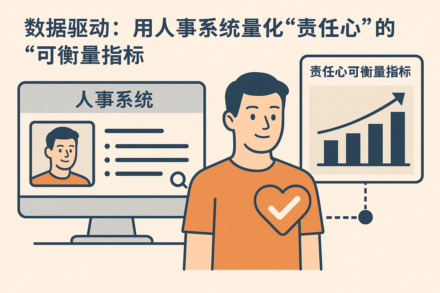 2. 数据驱动:用人事系统量化“责任心”的“可衡量指标”
