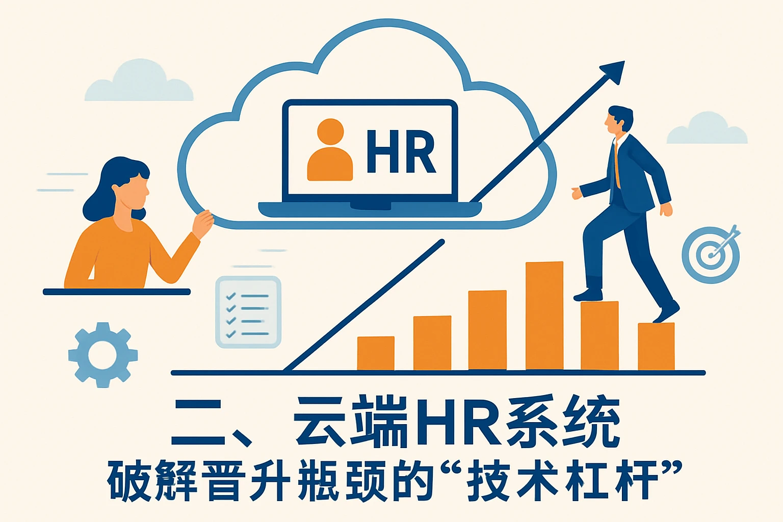 二、云端HR系统：破解晋升瓶颈的“技术杠杆”