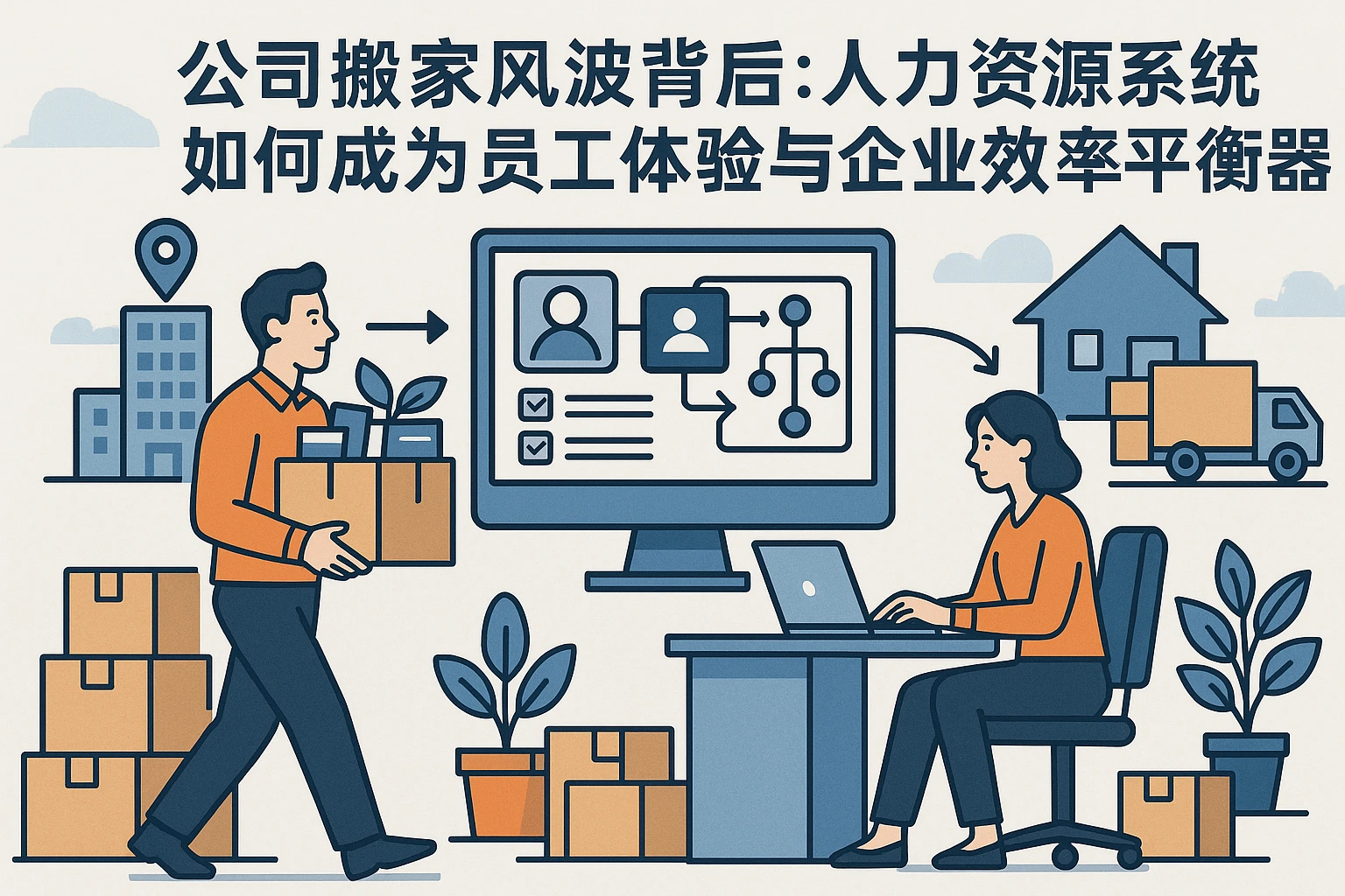 公司搬家风波背后：人力资源系统如何成为员工体验与企业效率的平衡器